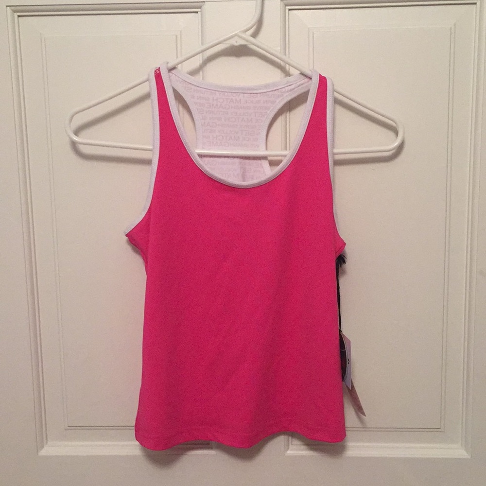 Pink tennis tank top